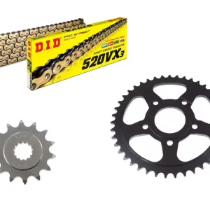 Schneller Versand DID Kettensatz Brixton 250 Cromwell / Felsberg / Glanville / Saxby (ab Bj.20-) DID520 diverse Kette