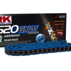 Kettensatz passend für Yamaha YZ 450 FX-R (Bj.24-) 520 Kette blau Online Kaufen