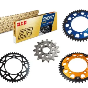 Nur Für Kurze Zeit Racing Kettensatz passend für BMW S 1000 RR ABS (Bj.23-) Premium Kette Umbau Teilung 520