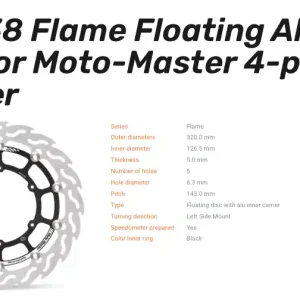 Moto-Master Bremsscheibe Flame Floating Alu vorn passend für GasGas / Husqvarna / KTM - 112238 Angebot