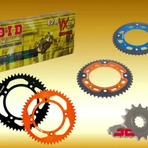 DID Kettensatz passend für Gas Gas 85 Kleinrad 17/14 (Bj.22-) DID428 Kette Gratis Versand