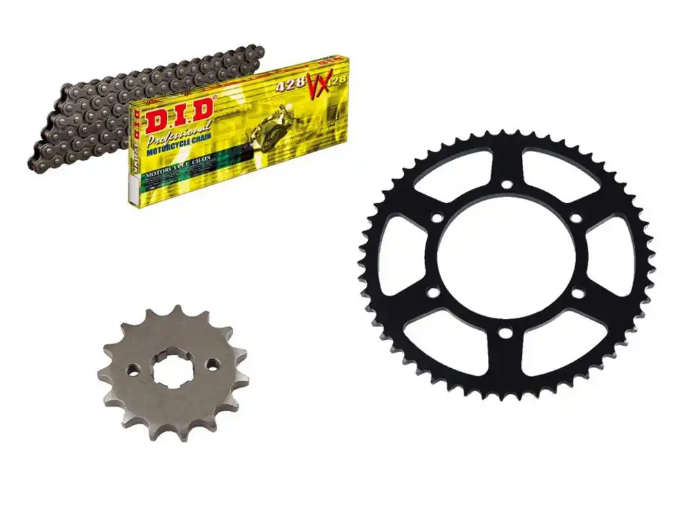 Saisonangebot DID Kettensatz passend für Hanway Furious 125 (Bj.18-) DID428 Kette