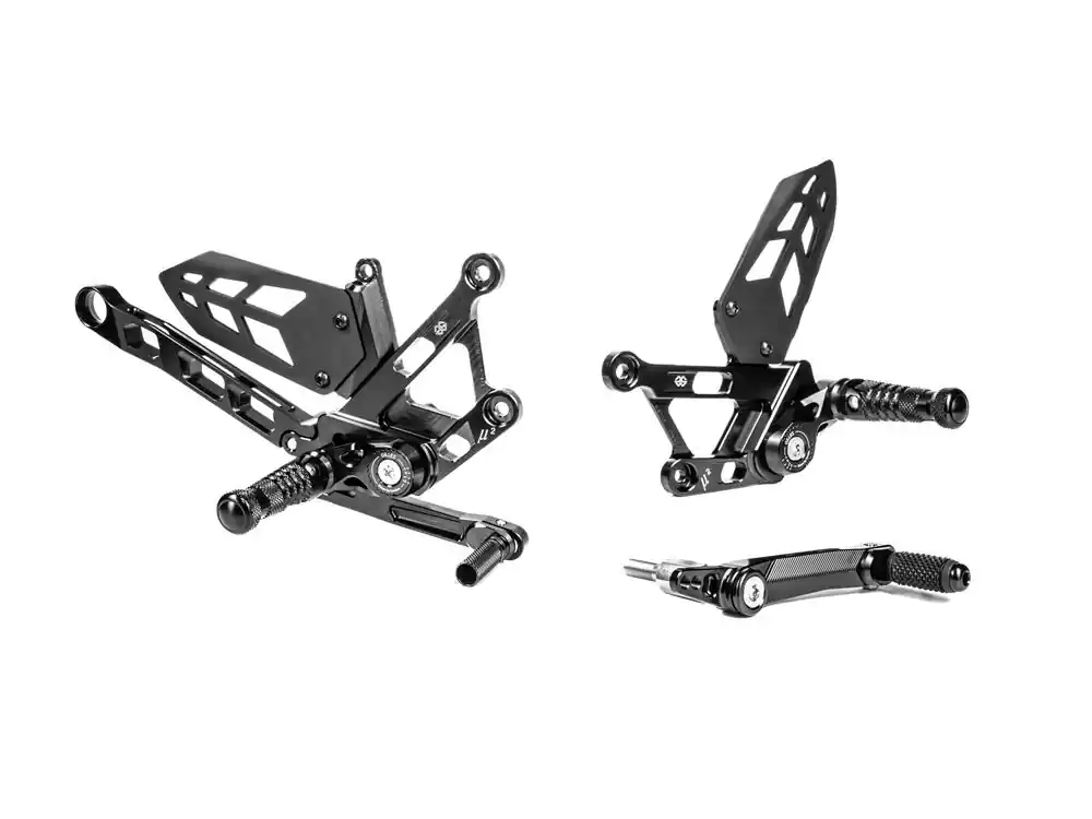 Neu Gilles Fussrastenanlage MUE2-Y03-B passend für Yamaha MT-10 RN78 (Bj.22-) mit ABE