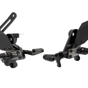 Schneller Versand Gilles Fussrastenanlage AS31GT3-H17-B schwarz passend für Honda Dax 125 JB04 (Bj.22-)