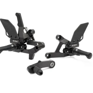 Mega-Angebot Gilles Fussrastenanlage VCR38GT2-BM01-B mit ABE - passend für BMW S1000 XR / M1000 XR