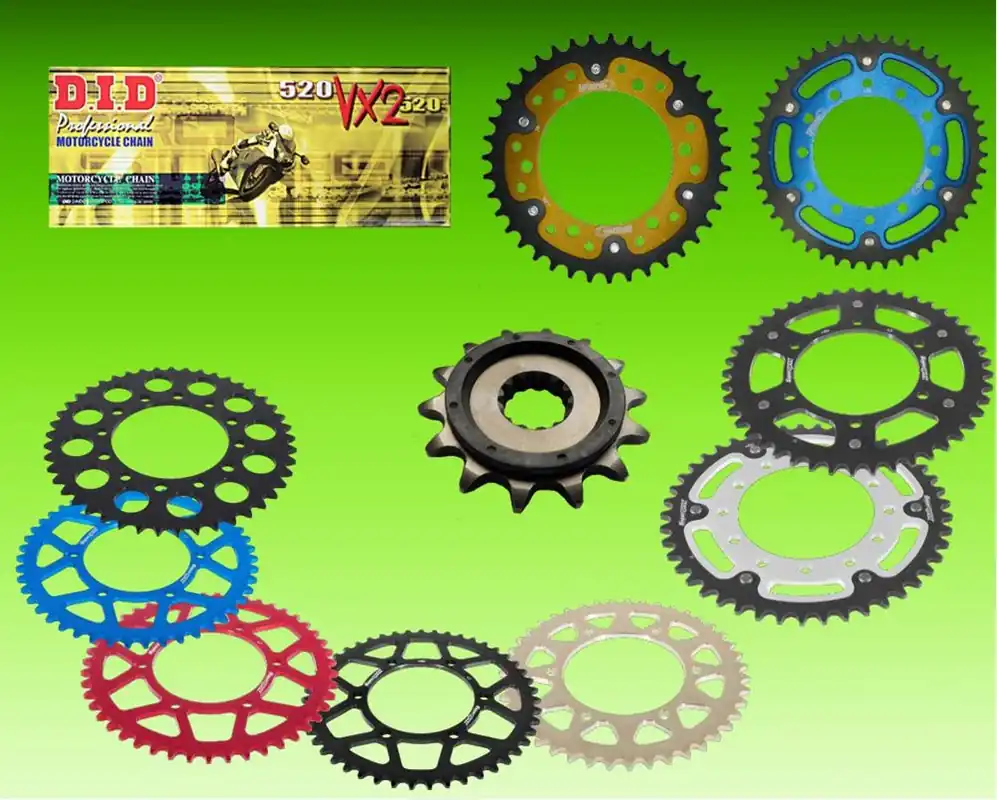 Billig DID Kettensatz passend für Kawasaki Eliminator 500 / SE / ABS (Bj.24-) DID520VX3 Kette