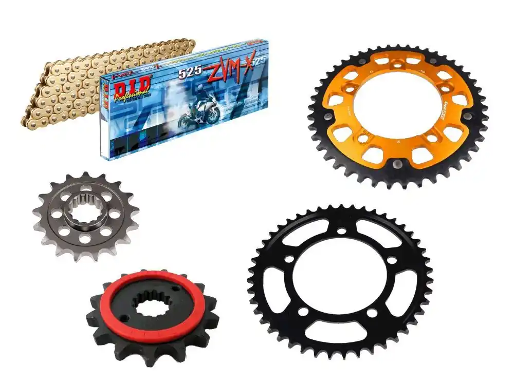 DID Kettensatz passend für BMW F800GS / F900GS Adventure (Bj.24-) DID525ZVM-X2 Kette Sale