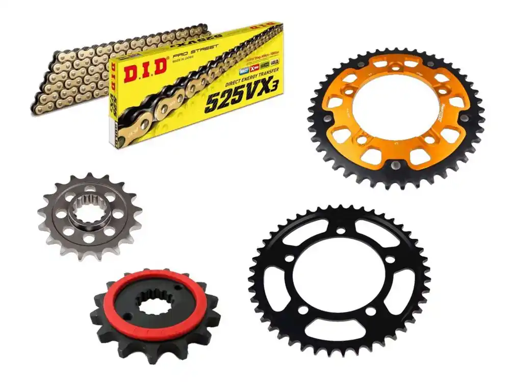 Angebot DID Kettensatz passend für BMW F 900 GS (Bj.24-) DID525VX3 Kette