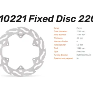 Begrenztes Angebot Moto-Master Bremsscheibe Flame hinten passend für Suzuki - 110221