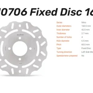 Mega-Angebot Moto-Master Bremsscheibe Nitro hinten passend für Beta Evo 125 / 250 / 290 / 300 - 110706