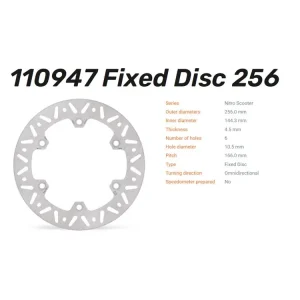 Garantierte Lieferung Moto-Master Bremsscheibe Nitro hinten passend für Honda NSS / SH / ADV - 110947