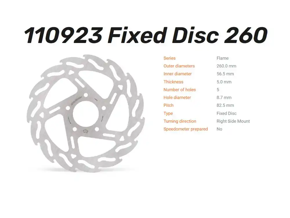 Moto-Master Bremsscheibe Flame Halo hinten passend für Harley RH 975 Nightster - 110923 110924 Bestseller