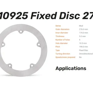 Moto-Master Bremsscheibe Mud hinten passend für BMW R 1100 150 850 - 110925 Mega-Angebot