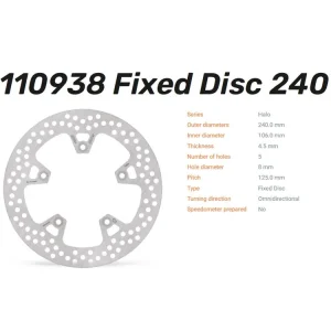 Direktkauf Moto-Master Bremsscheibe Flame Halo hinten passend für Zero SR / SR/F / SR/S - 110937 110938