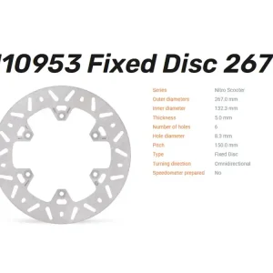 Meistverkauft Moto-Master Bremsscheibe Nitro hinten passend für Yamaha XP T-Max 500 - 110953