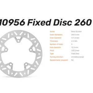 Wochenendangebot Moto-Master Bremsscheibe Nitro vorn passend für Suzuki Burgman 400 650 - 110956