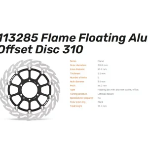 Moto-Master Bremsscheibe Racing 5.5 vorn passend für BMW R 1300 GS - 113285 113286 113287 Neu