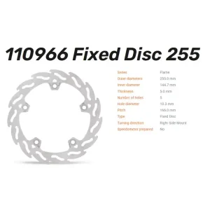 Top-Preis Moto-Master Bremsscheibe Flame hinten passend für Triumph - 110966