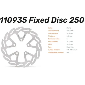 Moto-Master Bremsscheibe Flame Halo hinten passend für Kawasaki Ninja H2 SX / SE - 110935 110936 Rabatt