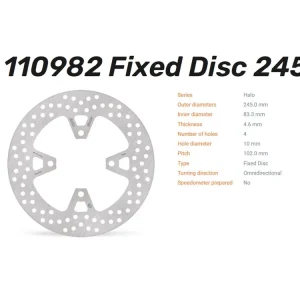 Top-Seller Moto-Master Bremsscheibe hinten passend für Ducati Panigale V2 V2S V4 V4S - 110981 110982