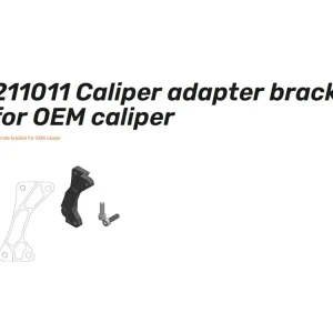 Oversize Adapter 320 mm schwarz - 211011 Caliper adapter bracket Angebot