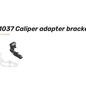 Preisreduziert Oversize Adapter 260 mm schwarz - 211037 Caliper adapter bracket