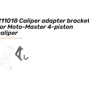 Moto-Master Supermoto Adapter Racing für 4-Kolben Bremszange - 211018 Markenprodukt