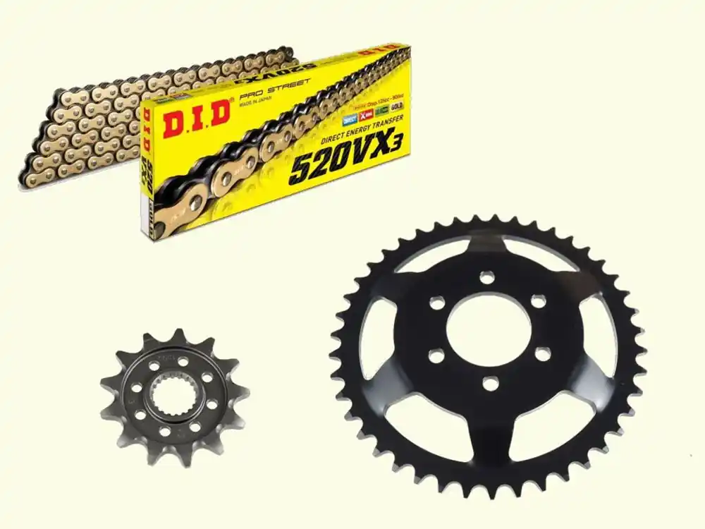 DID Kettensatz passend für Benelli Leoncino 250 ABS (Bj.21-) DID520 diverse Kette Direkt Vom Hersteller
