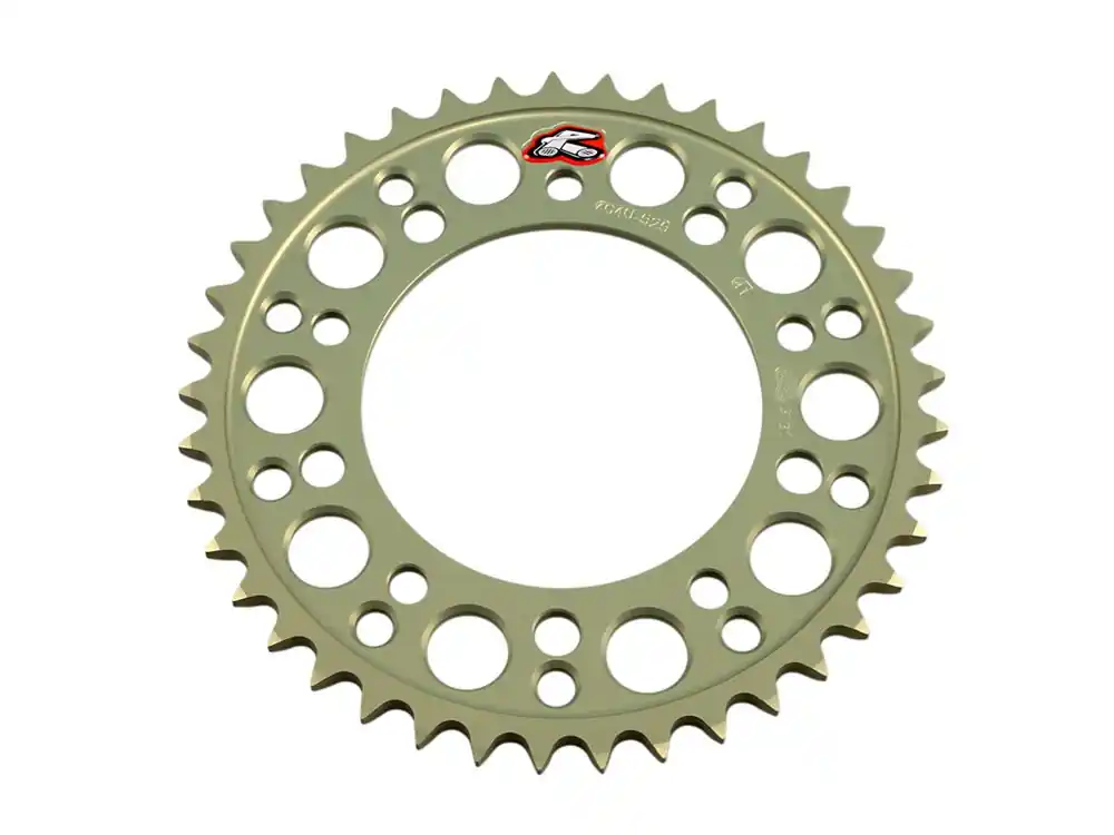 Günstig Kettenrad Alu 41 42 43 Zähne (525) von Renthal passend für Yamaha YZF-R1 RN32 RN49 RN65 / Niken