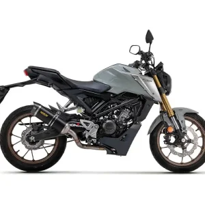 Garantierte Lieferung ARROW - Auspuffanlage Honda CB 125 R JC91 (Bj.21-) Thunder Aluminium / Dark 51519AKNW / 51519AKW