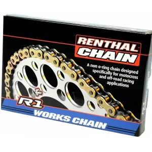 Renthal 520 R1 Works Kette gold 118 Glieder Schnäppchen