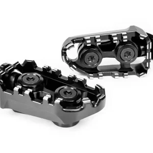 Markenprodukt Gilles Tech-X Enduro Austauschfußraste, Fahrer, schwarz RGK-300-UF35-SET-B