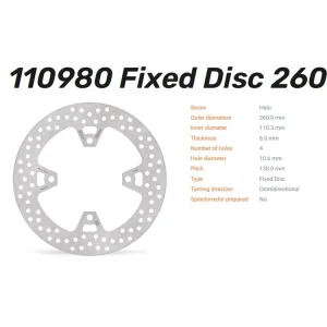 Moto-Master Bremsscheibe hinten passend für KawasakiZ H2 / SE - 110979 110980 Kostenfreie Lieferung