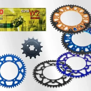 Sonderaktion DID Kettensatz passend für Yamaha YZ 250 X-S ab Bj 25 mit DID520 diverse Kette