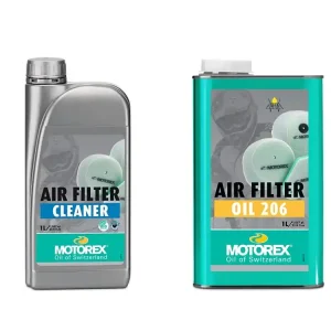Ausverkauf Motorex Vorteilspack Air Filter Oil Luftfilteröl + Luftfilterreiniger