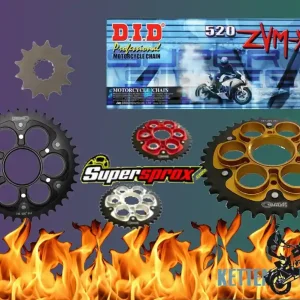 DID Kettensatz Ducati Multistrada V4 RS 1100 (Bj.25-) DID525ZVM-X2 Kette / HPE Kette Solange Der Vorrat Reicht