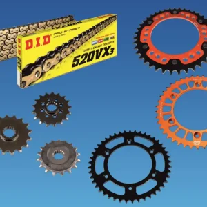 Saisonangebot DID Kettensatz passend für Husqvarna 801 Vitpilen Svartpilen ab 2024 DID520VX3 DID520ZVMX Kette