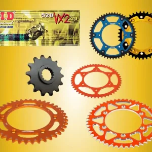 Sonderangebot DID Kettensatz passend für KTM 620 LC4 Enduro Bj 97 bis 98 mit DID520VX3 Kette