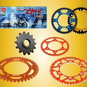 DID Kettensatz passend für KTM 660 SMC Bj 03 bis 04 mit DID520ZVMX Kette Abverkauf