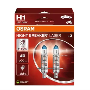 Finale Aktion Osram Nightbreaker Laser H1 55W P14.5s - 64150NL-2HB
