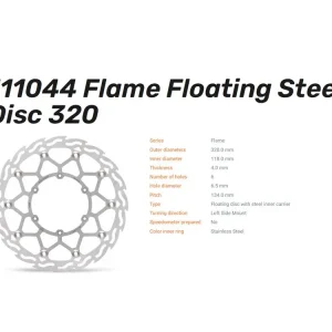Sale Moto-Master Bremsscheibe Flame Floating 320 vorn - 111044