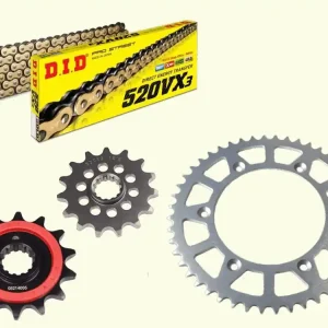DID Kettensatz Alu passend für Beta Alp 4.0 350 Bj 07 bis 13 mit DID520 diverse Kette Rabatt