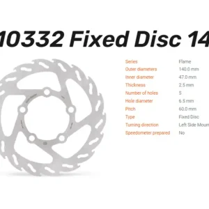 Begrenztes Angebot Moto-Master Bremsscheibe Flame hinten passend für KTM SX 50 / Mini - 110332