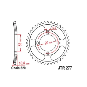 Kettenrad Stahl 41 45 Zähne - (520) passend für Honda XL 200 Paris Dakar (Bj.84-90) Saisonangebot