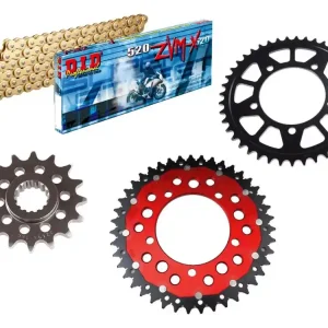 DID Kettensatz passend für Aprilia Tuono 457 ABS (Bj.24-) DID 520 Kette Rabatt