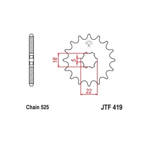 Jetzt Bestellen Kettenritzel Ritzel 14 15 Zähne (525) passend auf Suzuki GT250 (Bj.73-78) / TS250 (Bj.73-75)
