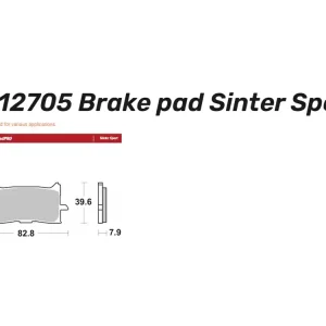 Versand Am Gleichen Tag Moto-Master Bremsbelag vorn Sinter Sport passend für Honda - 412705