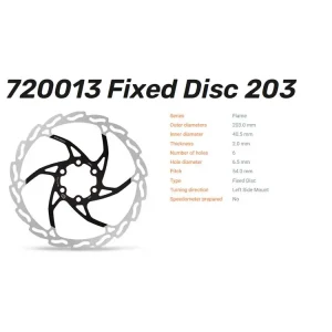 Aktuell Moto-Master Bremsscheibe passend für Surron Light Bee hinten 203 - 720013