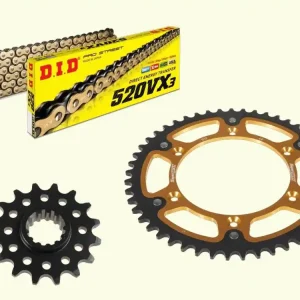 DID Kettensatz Fantic Caballero 700 Scrambler (Bj.23-) DID520VX3 / DID520ZVMX Kette Umbau 520 Neu