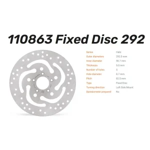 Moto-Master Bremsscheibe Halo vorn passend für Harley Davidson - 110863 Neue Kollektion